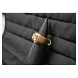 Mans ring 14karat with diamond... Mans ring 14karat with diamond...