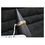 Mans ring 14karat with diamond... Mans ring 14karat with diamond...