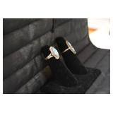 Ladies rings one is sterling... Ladies rings one is sterling...