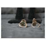 Ladies rings one is sterling... Ladies rings one is sterling...