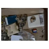 Box with jewelry, some sterling... Box with jewelry, some sterling...