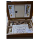 Jewelry box with rings and earrings... Jewelry box with rings and earrings...