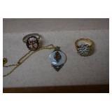 Jewelry box with rings and earrings... Jewelry box with rings and earrings...