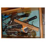 Hand tools in drawer... Hand tools in drawer...