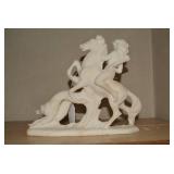 Alabaster sculpture depicting intri... Alabaster sculpture depicting intri...
