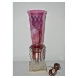 Table top electric cranberry glass ... Table top electric cranberry glass ...