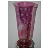 Table top electric cranberry glass ... Table top electric cranberry glass ...
