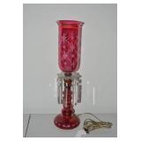 Table top electric cranberry glass ... Table top electric cranberry glass ...