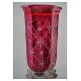 Table top electric cranberry glass ... Table top electric cranberry glass ...