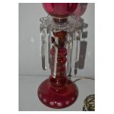 Table top electric cranberry glass ... Table top electric cranberry glass ...