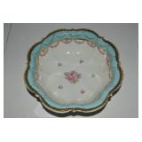Decorative porcelain blue and pink ... Decorative porcelain blue and pink ...