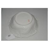 German porcelain bowl with pink flo... German porcelain bowl with pink flo...