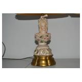 Cordey porcelain electric lamps, pa... Cordey porcelain electric lamps, pa...
