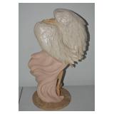 Resin Angel figurine done in pastel... Resin Angel figurine done in pastel...