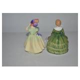 (2) Royal Doulton porcelain young l... (2) Royal Doulton porcelain young l...