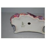 Royal Doulton porcelain seated lady... Royal Doulton porcelain seated lady...