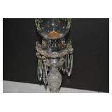 Electric table lamp with etched glo... Electric table lamp with etched glo...