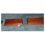 (2) Pedestal display bases, approx.... (2) Pedestal display bases, approx....
