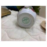 Metal basket, button bouquet, bottl... Metal basket, button bouquet, bottl...