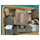 Printing/letterpress blocks, some l... Printing/letterpress blocks, some l...