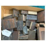 Printing/letterpress blocks, some l... Printing/letterpress blocks, some l...