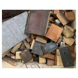 Printing/letterpress blocks, some l... Printing/letterpress blocks, some l...
