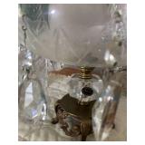 Cut glass pitcher, vase and bowl; f... Cut glass pitcher, vase and bowl; f...