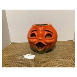 Paper mache pumpkin... Paper mache pumpkin...