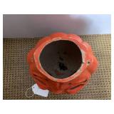 Paper mache pumpkin... Paper mache pumpkin...