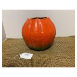 Paper mache pumpkin... Paper mache pumpkin...