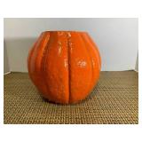 Paper mache pumpkin... Paper mache pumpkin...