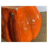 Paper mache pumpkin... Paper mache pumpkin...