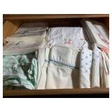 Sheets, pillow cases (some flannel)... Sheets, pillow cases (some flannel)...