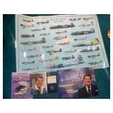 Airplane memorabilia, military pict... Airplane memorabilia, military pict...