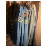 Military uniforms with airplane pic... Military uniforms with airplane pic...