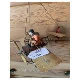 Toy airplane with flight jacket... Toy airplane with flight jacket...