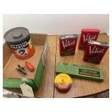 Tobacco tins and gopher ribbon... Tobacco tins and gopher ribbon...