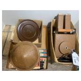 Uncle Sam's movie projector with mo... Uncle Sam's movie projector with mo...