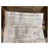 Uncle Sam's movie projector with mo... Uncle Sam's movie projector with mo...