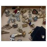 Cuff links and tie-tacks... Cuff links and tie-tacks...