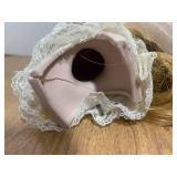 Head vase and doll head... Head vase and doll head...