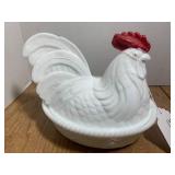 Nesting hen... Nesting hen...