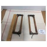 (2) Salesmen sample stanchions ... (2) Salesmen sample stanchions ...