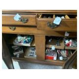 Hutch/craft cabinet, approx. 54'Wx7... Hutch/craft cabinet, approx. 54'Wx7...