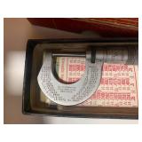 Starrett satin chrome micrometer... Starrett satin chrome micrometer...