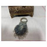 Andrea metal and glass trinket box ... Andrea metal and glass trinket box ...