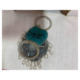 Andrea metal and glass trinket box ... Andrea metal and glass trinket box ...