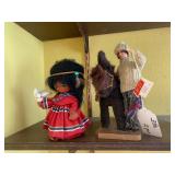 Collectors handmade doll and donkey... Collectors handmade doll and donkey...