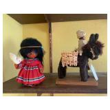 Collectors handmade doll and donkey... Collectors handmade doll and donkey...