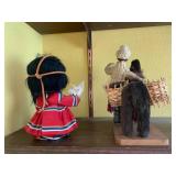 Collectors handmade doll and donkey... Collectors handmade doll and donkey...